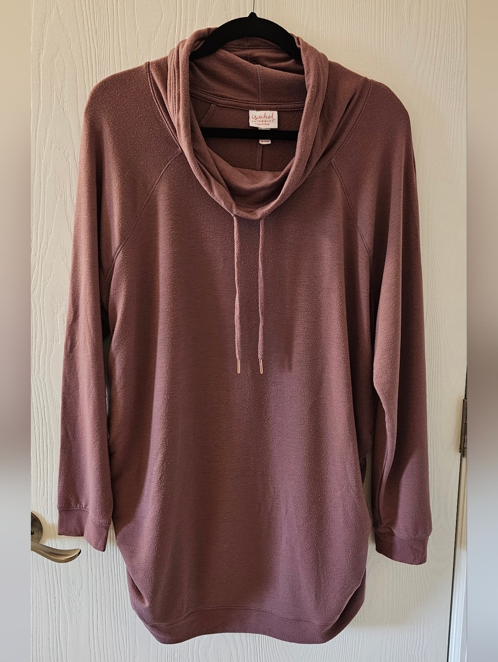 Isabel Maternity by Ingrid & Isabel Mauve Cowl Neck Pullover